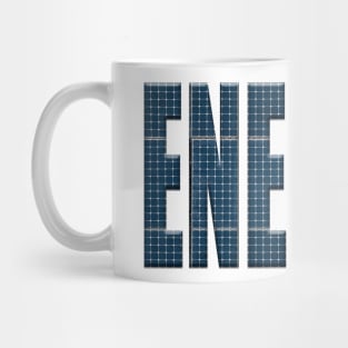 Energy solar panels photo Mug